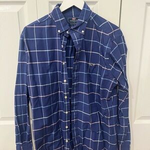 Men's vineyard vines  Checkered Shirt